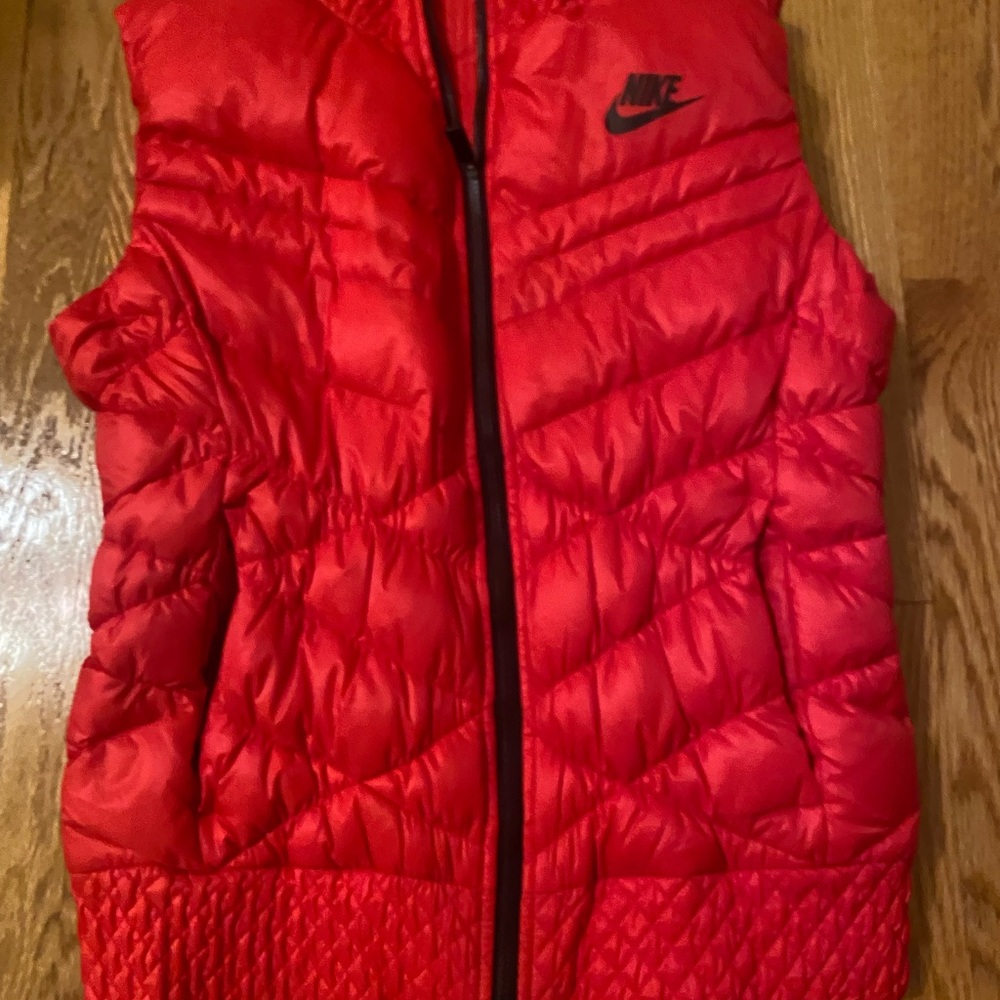 Nike Kids Quilted Red Vest
